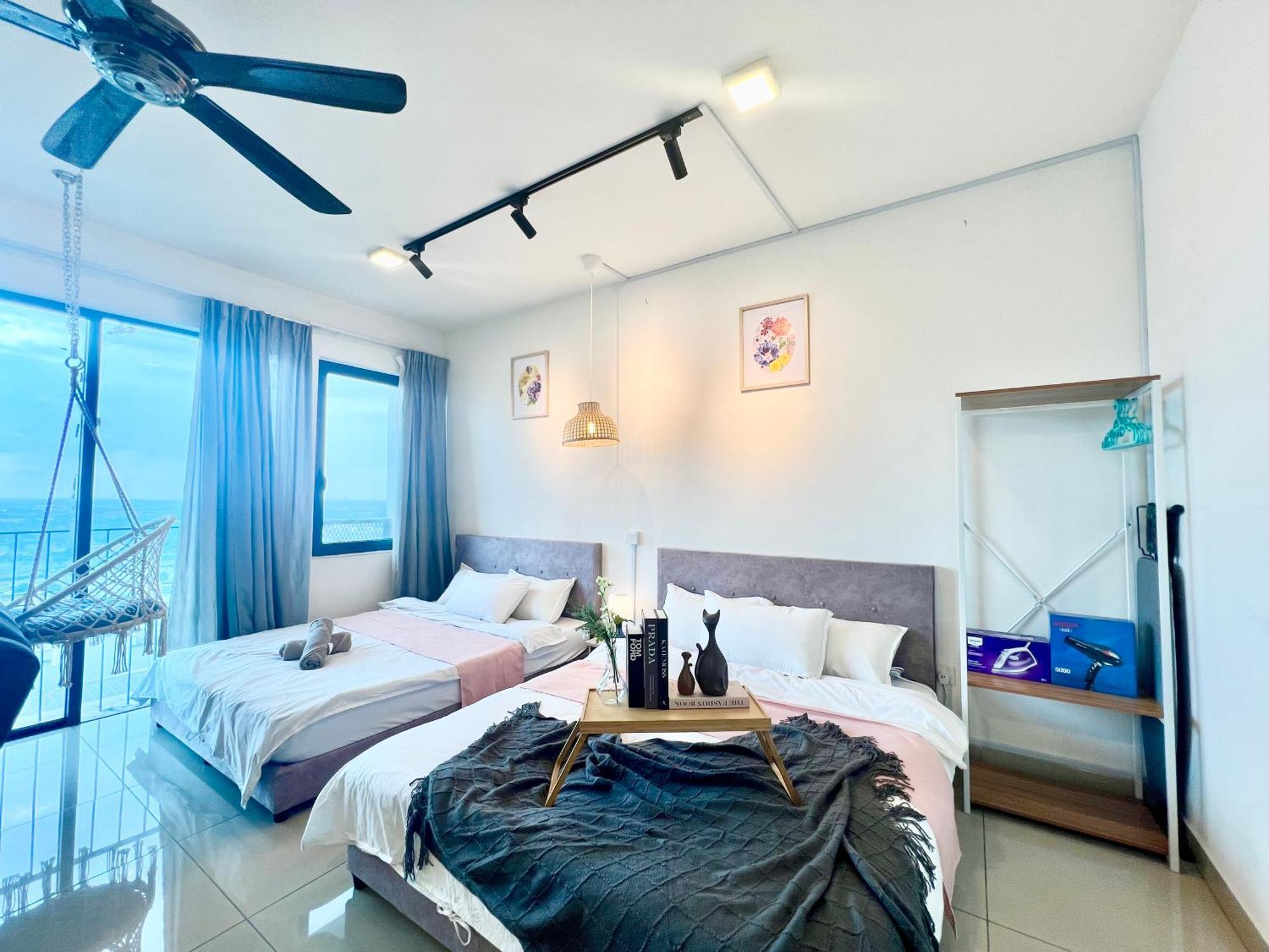 K 1-5pax Trefoil Cozy Setia Alam Tv Wifi Sccc Apartment *